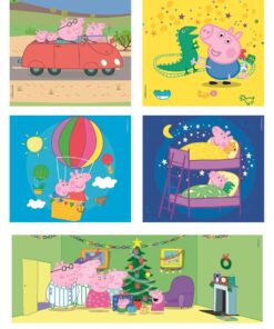 Dėlionės 10in1 „Peppa“ – Super Spalvos