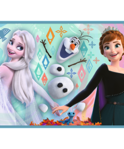 Dėlionės 4in1 „Nuostabus frozen elzų pasaulis“