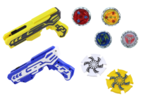 Diskų šaudymo rinkinys su 4 metaliniais diskais
