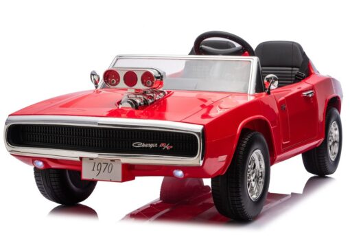 Dodge Charger R/T 24V raudonas elektromobilis