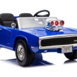 Dodge Charger R/T DLS‑K12 – 24V 7Ah – 2×200W – Mėlynas