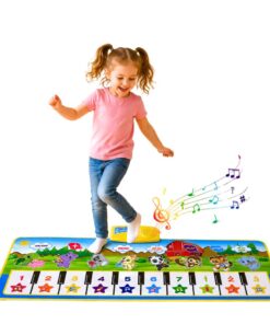 Edukacinis muzikinis kilimėlis su gyvūnų motyvais