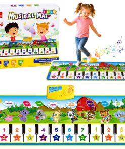 Edukacinis muzikinis kilimėlis su gyvūnų motyvais