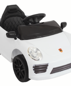 Elektrinis vaikiškas baltas automobilis WMT‑666 12V