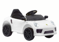 Elektrinis vaikiškas baltas automobilis WMT‑666 12V