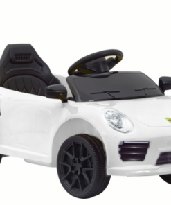 Elektrinis vaikiškas baltas automobilis WMT‑666 12V