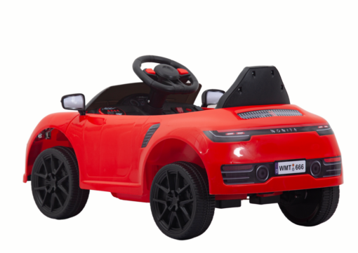 Elektrinis vaikiškas raudonas automobilis WMT‑666 12V