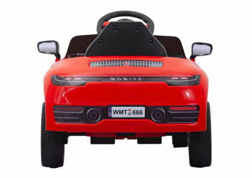 Elektrinis vaikiškas raudonas automobilis WMT‑666 12V