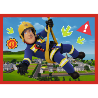 Fireman Sam – „Adventures“ 4‑in‑1 dėlionės vaikams