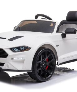 Ford Mustang GT Drift SX2038 – baltas elektromobilis vaikams