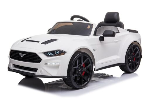 Ford Mustang GT Drift SX2038 – baltas elektromobilis vaikams