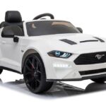 Ford Mustang GT Drift SX2038 – baltas elektromobilis vaikams