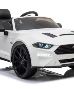 Ford Mustang GT Drift SX2038 – baltas elektromobilis vaikams