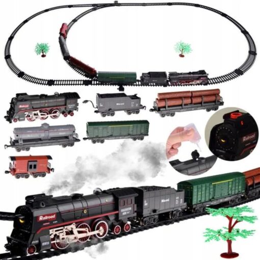 Garvežys Steam Train 620B su dūmų efektu