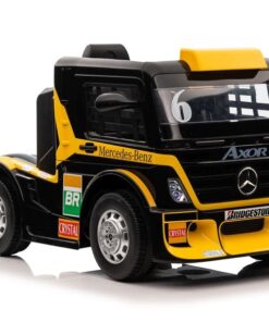 Geltonas Mercedes XMX622 elektromobilis vaikams