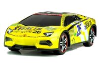 Geltonas R/C sportinis automobilis 1:14