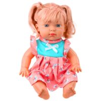 Interaktyvi kūdikio lėlė su buteliuku 30 cm