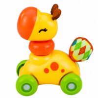 Interaktyvi sensorinė žirafa ant ratukų