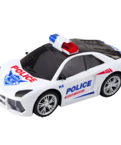 Interaktyvus policijos automobilis su šviesomis