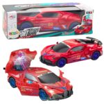 Interaktyvus sportinis automobilis su LED kamuoliu