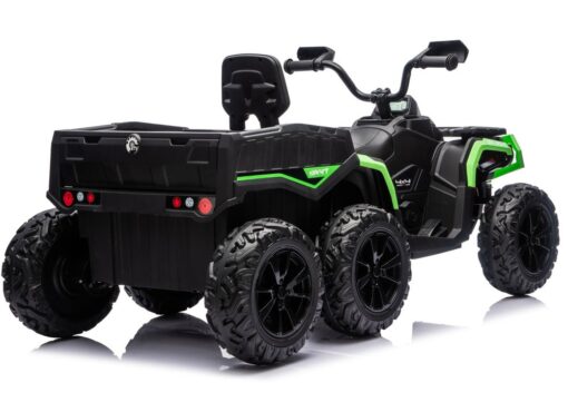 JC606 24V 4×4 akumuliatorinis keturratis su priekaba