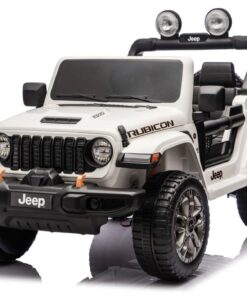 Jeep Rubicon 4×4 DK‑JWR556 – 24V – 4×200W – Baltas