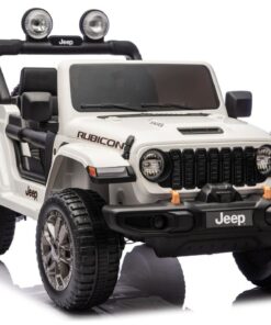 Jeep Rubicon 4×4 DK‑JWR556 – 24V – 4×200W – Baltas