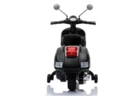 Juoda elektrinė Vespa vaikams