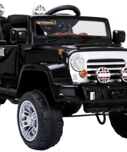 Juodas Jeep JJ245 elektromobilis vaikams