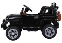 Juodas Jeep JJ245 elektromobilis vaikams