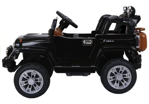 Juodas Jeep JJ245 elektromobilis vaikams