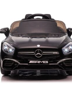 Juodas Mercedes SL65 S XMX602B elektromobilis vaikams