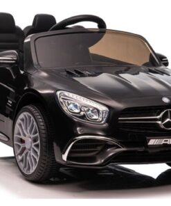 Juodas Mercedes SL65 S XMX602B elektromobilis vaikams
