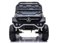 Juodas elektrinis Mercedes Unimog 4×4 vaikams