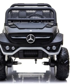 Juodas elektrinis Mercedes Unimog 4×4 vaikams