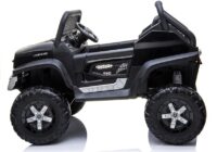 Juodas elektrinis Mercedes Unimog 4×4 vaikams