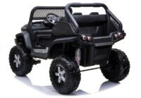 Juodas elektrinis Mercedes Unimog 4×4 vaikams