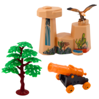 Kaubojų Wild West figūrėlių rinkinys