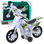 Krosinis motociklas – baltas