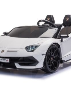 Lamborghini Aventador SX2028 – baltas elektromobilis vaikams