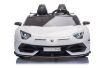Lamborghini Aventador SX2028 – baltas elektromobilis vaikams