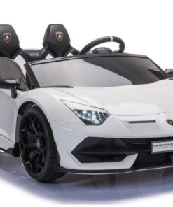 Lamborghini Aventador SX2028 – baltas elektromobilis vaikams