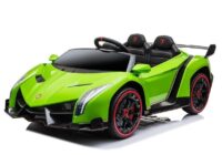 Lamborghini XMX615 elektromobilis vaikams – žalias