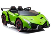 Lamborghini XMX615 elektromobilis vaikams – žalias