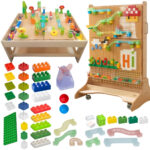 MASTERKIDZ STEM kamuoliukų trasa konstruktoriaus rinkinys 359 dalių