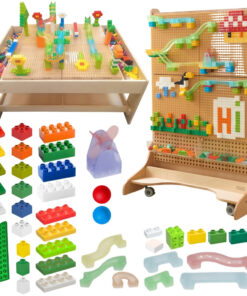 MASTERKIDZ STEM kamuoliukų trasa konstruktoriaus rinkinys 359 dalių