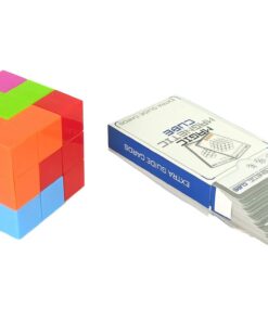 Magnetinis loginis kubas 7in1 su užduočių kortelėmis