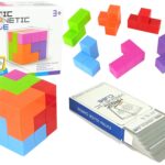 Magnetinis loginis kubas 7in1 su užduočių kortelėmis
