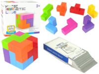 Magnetinis loginis kubas 7in1 su užduočių kortelėmis