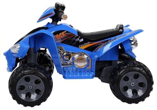 Medium Quad mėlynas – elektrinis keturratis vaikams